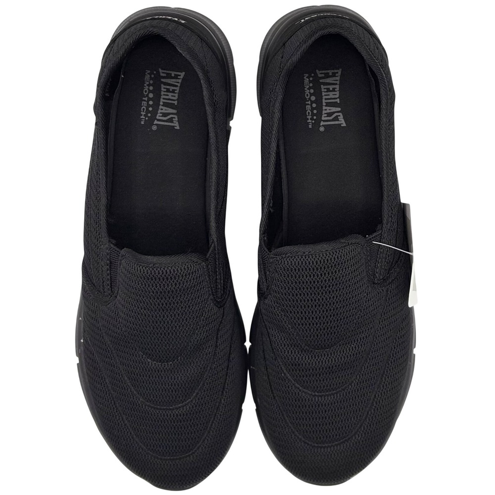 Everlast Black Mesh Slip On Memory Foam Footbed Athletic Shoes Men's‎ Size 11